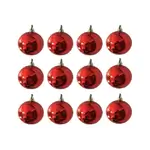 Christmas Ball 8cm C/3 Red+